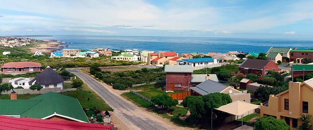 View over Walker Bay from The Roundhouse, De Kelders